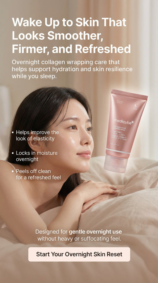 Collagen Overnight Peel-Off Mask | Elasticity & Hydration Sleeping Mask with Ceramide NP & Adenosine | Korean Anti-Aging Wrapping Mask for Firm, Smooth, Radiant Skin (2.53 fl oz)