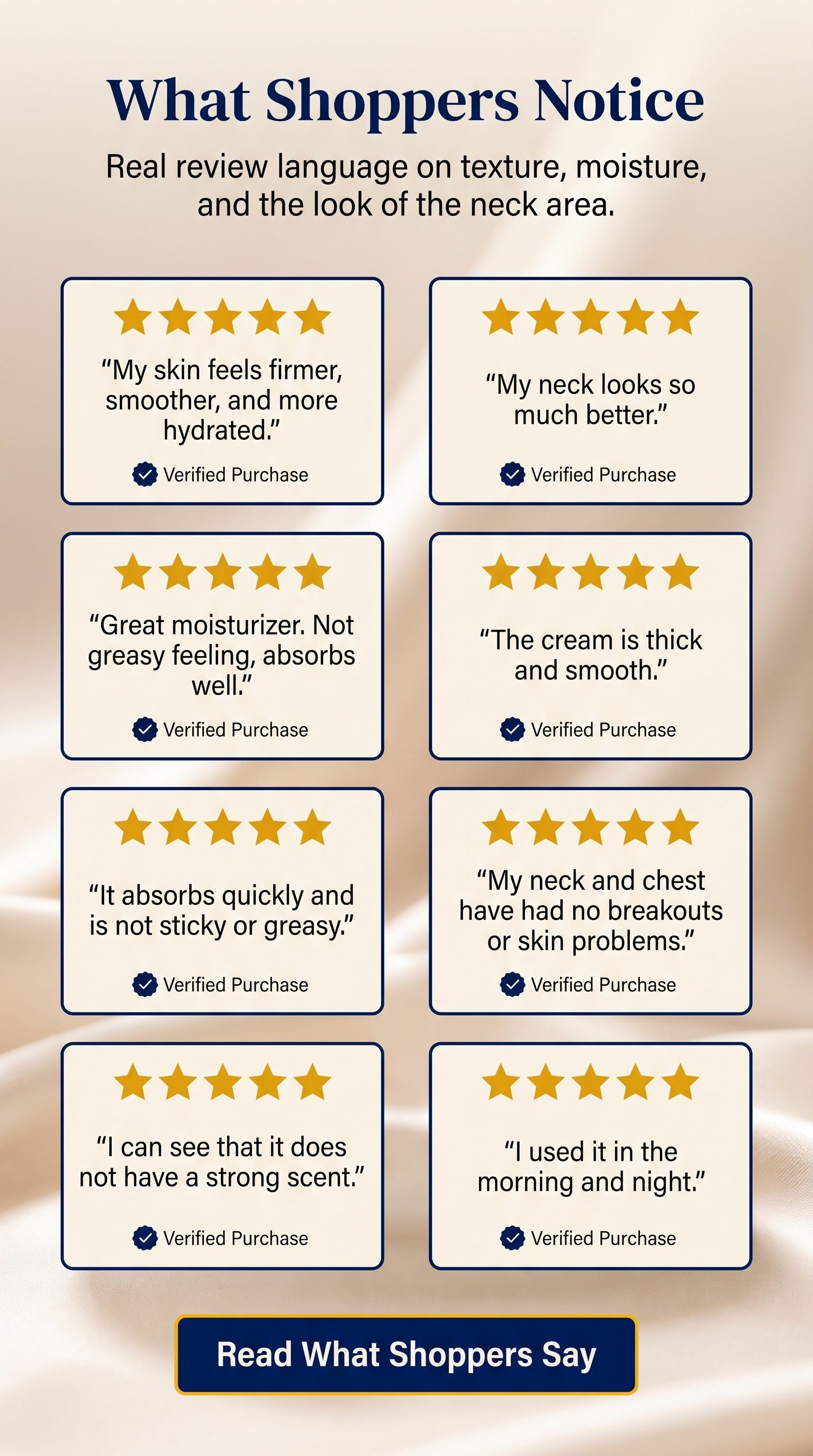 Korean Peptide Neck Cream for Firming-Looking Skin | Anti-Aging Neck & Décolleté Moisturizer for Crepey Texture, Fine Lines, Wrinkles & Dryness