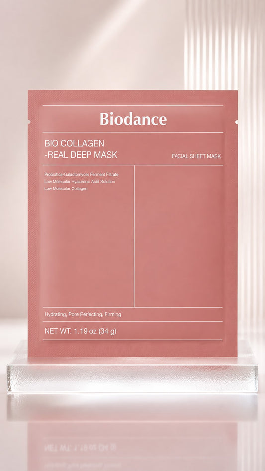 Biodance Bio-Collagen Real Deep Mask – Hydrolyzed Collagen & Oligo-Hyaluronic Acid: For Dehydrated Skin