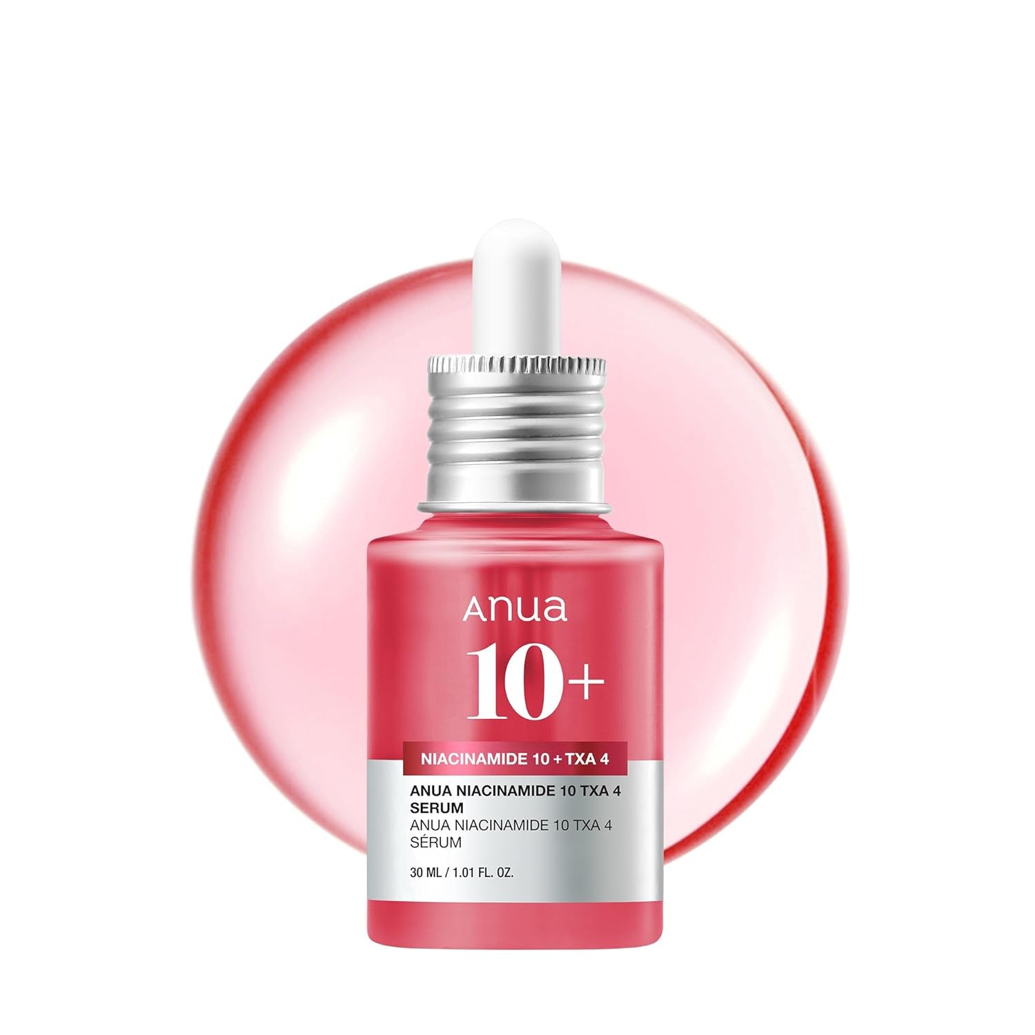 Niacinamide 10 + TXA 4 Serum, Dark Spot Care, Hyaluronic Acid, Tranexamic Acid, Lightweight & Hydrating All-In-One Daily Facial Serum for Glass Skin, Korean Skincare, 1.01 Fl.Oz